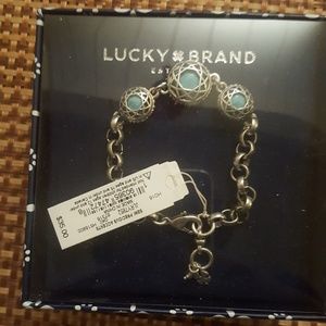 Semi Precious turquoise stone bracelet